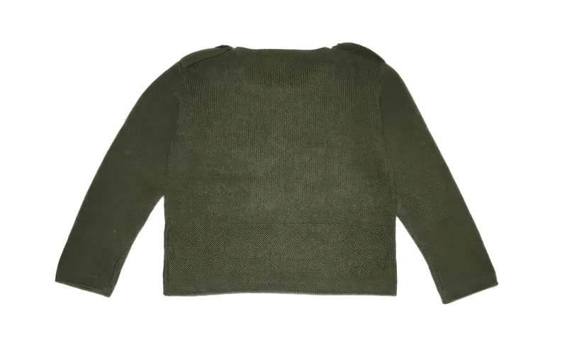 bleuet sweater — Khaki, back