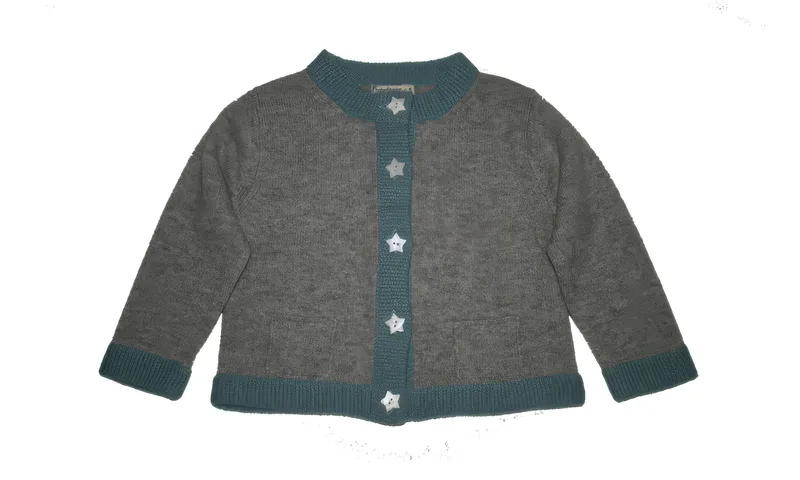 camélia cardigan — Grey, front