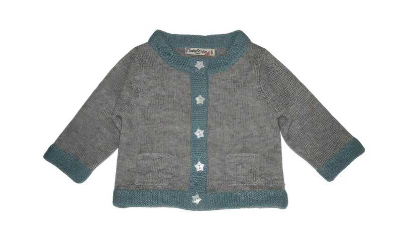 camélia cardigan — Grey, front