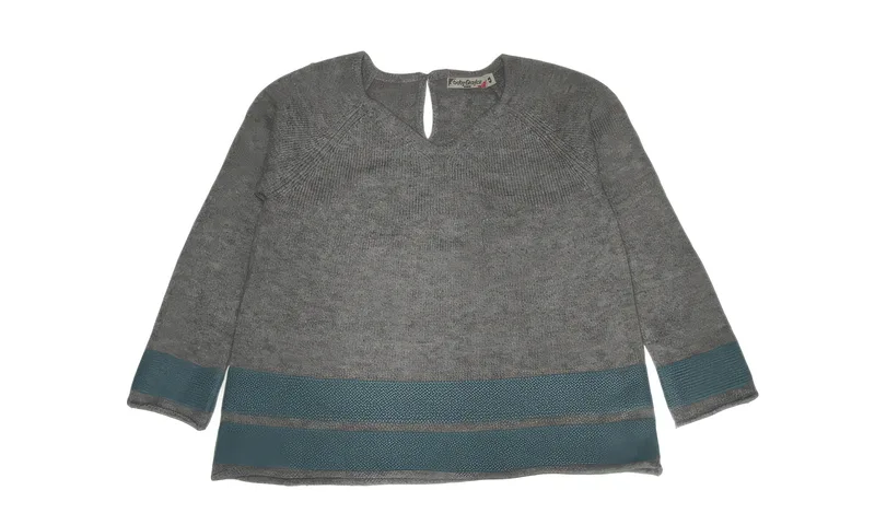dalhia tunic — Grey, front