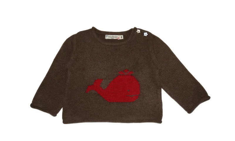 fushia sweater — Chestnut, front