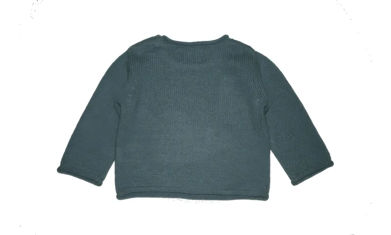 fushia sweater — Sky blue, back
