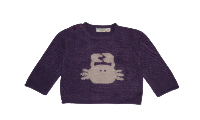 fushia sweater — Violet, front