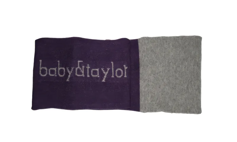 géranium scarf — Violet, front