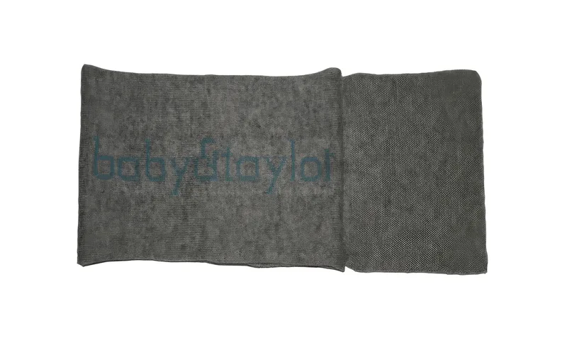 géranium scarf — Grey, front