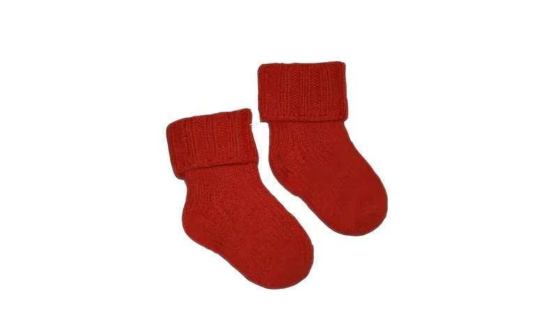 jacinthe socks — Salmon, front