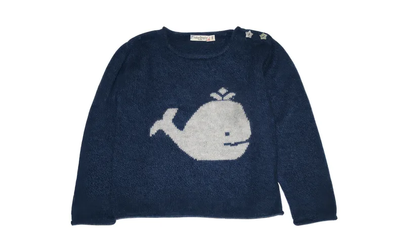 muguet sweater — Navy, front