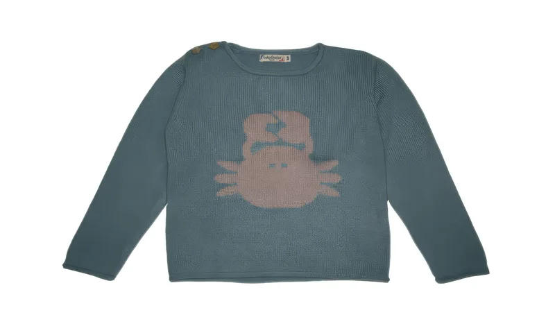 muguet sweater — Sky blue, front