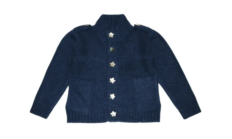 myosotis jacket — Navy, front