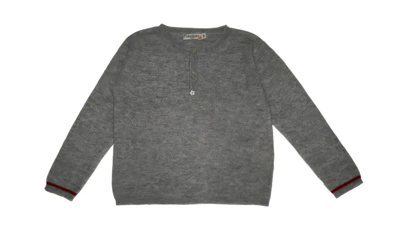 tulipe sweater — Grey, front